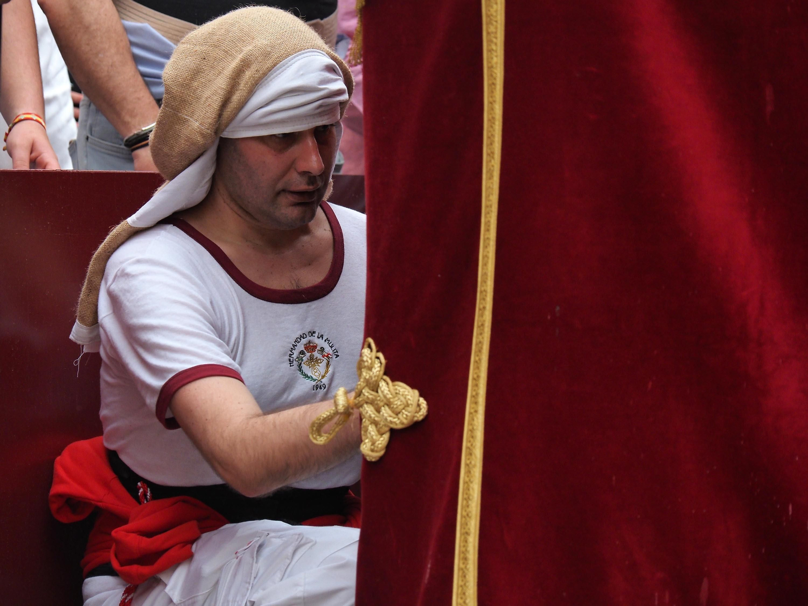 Las mejores imágenes de 'La Mulita' en Isla Cristina, única procesión en la tarde del Domingo de Ramos en la costa onubense
