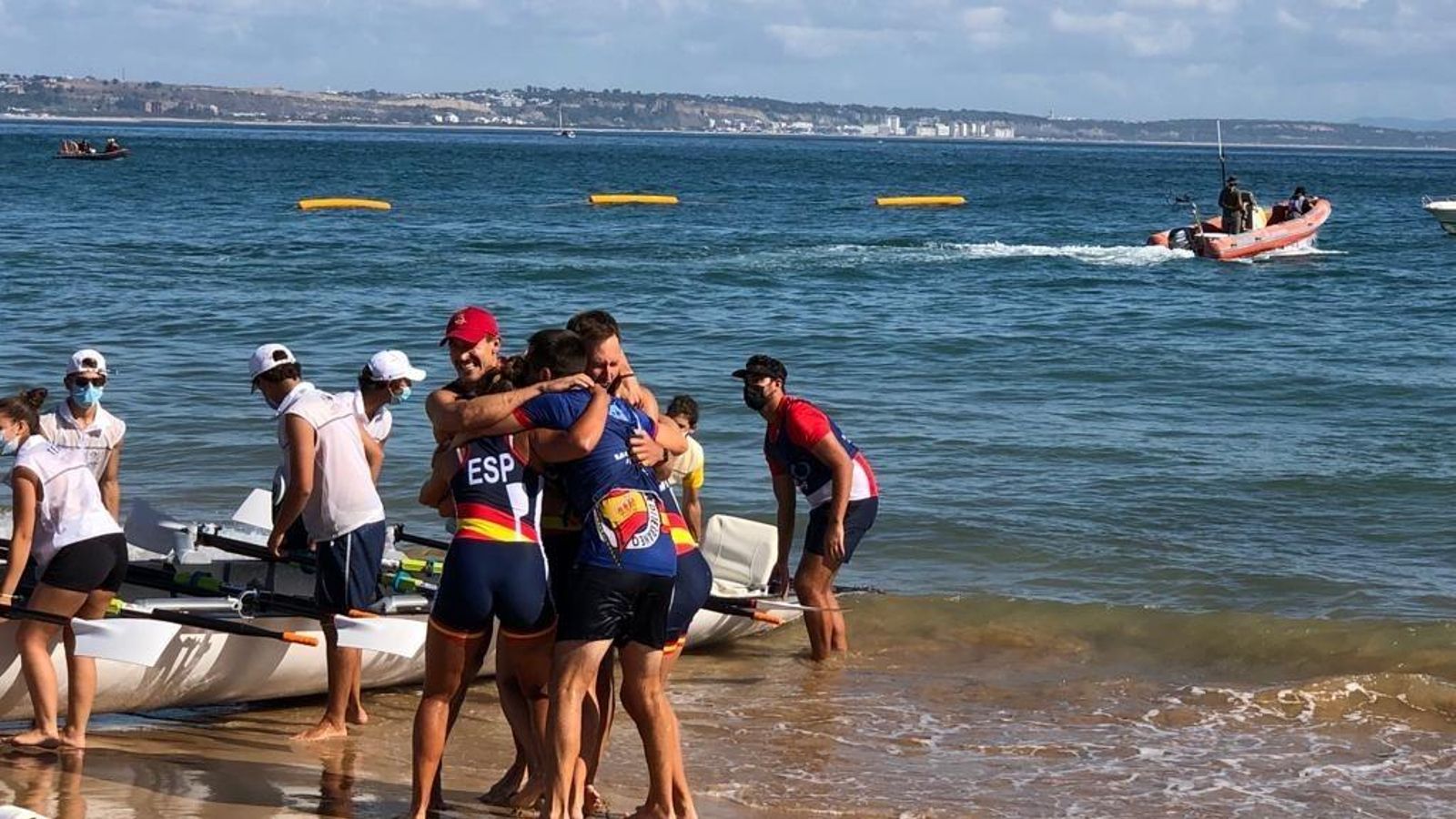 Equipo de Remo del Real Club Mediterráneo.