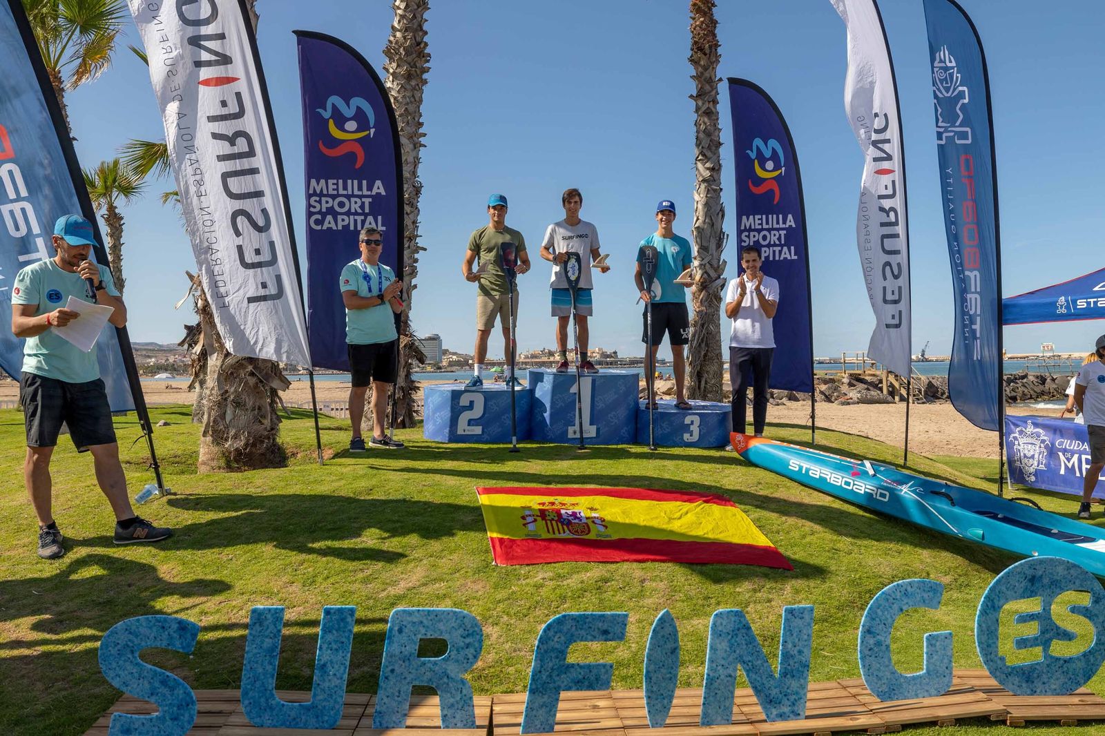 El onubense de Isla Cristina, en lo más alto del podio de Melilla