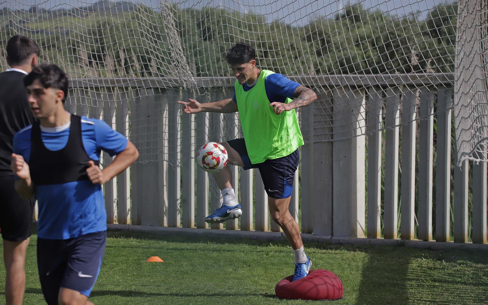 Las fotos del primer entrenamiento del Algeciras para el partido contra el Alcorcón