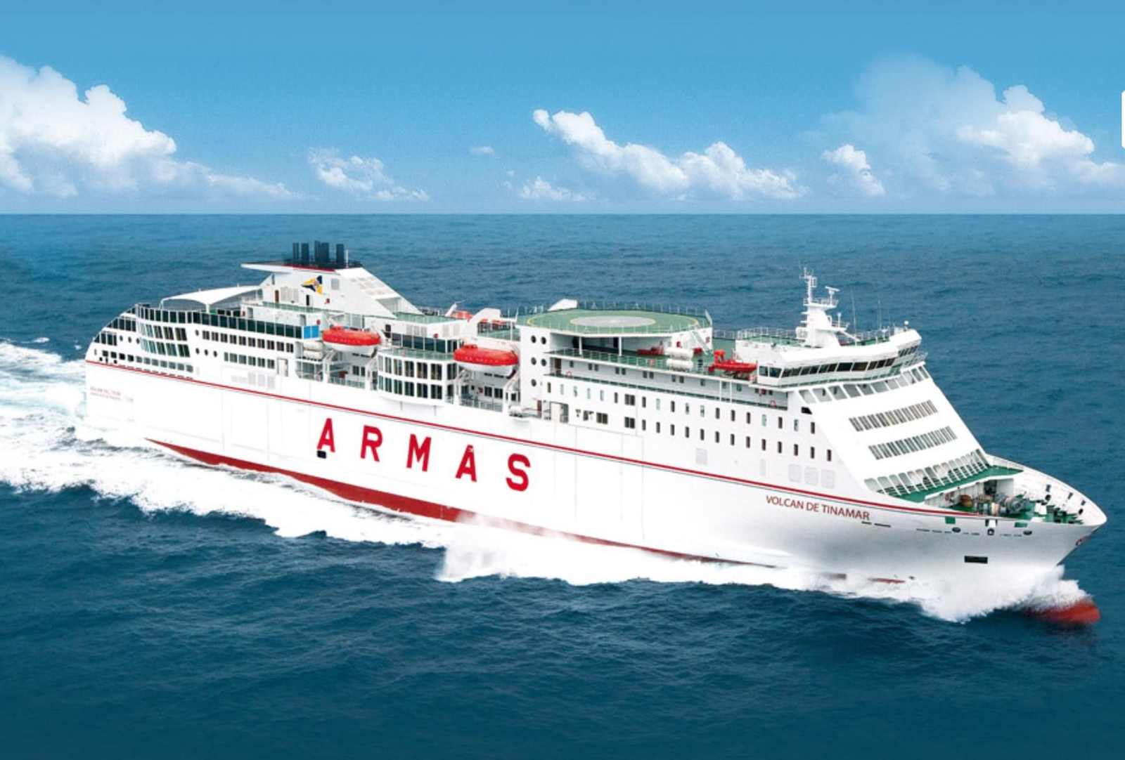 El ferry ‘Volcán de Tinamar’.