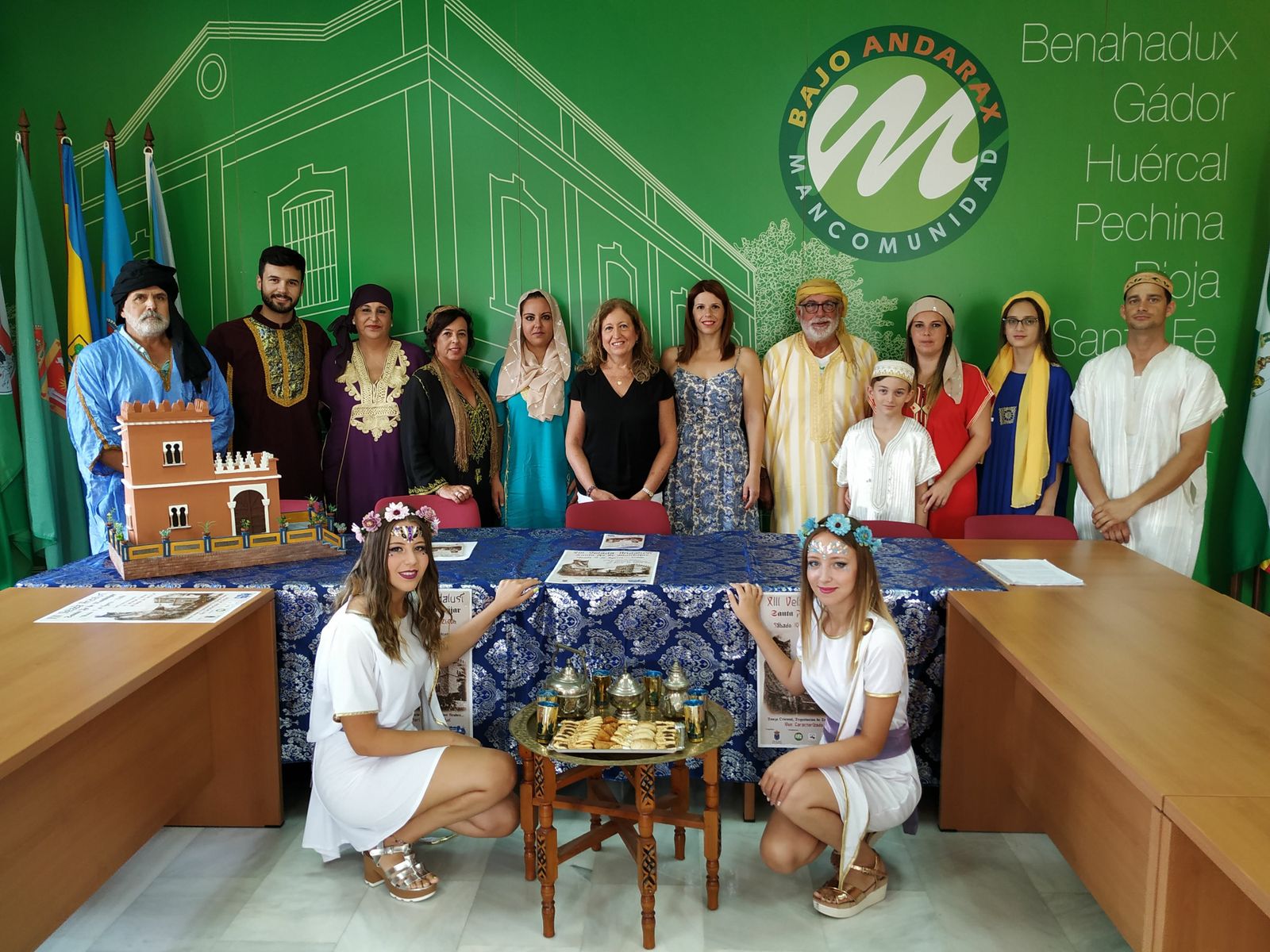 Presentación de la Velada Andalusí en la sede de la Mancomunidad del Bajo Andarax