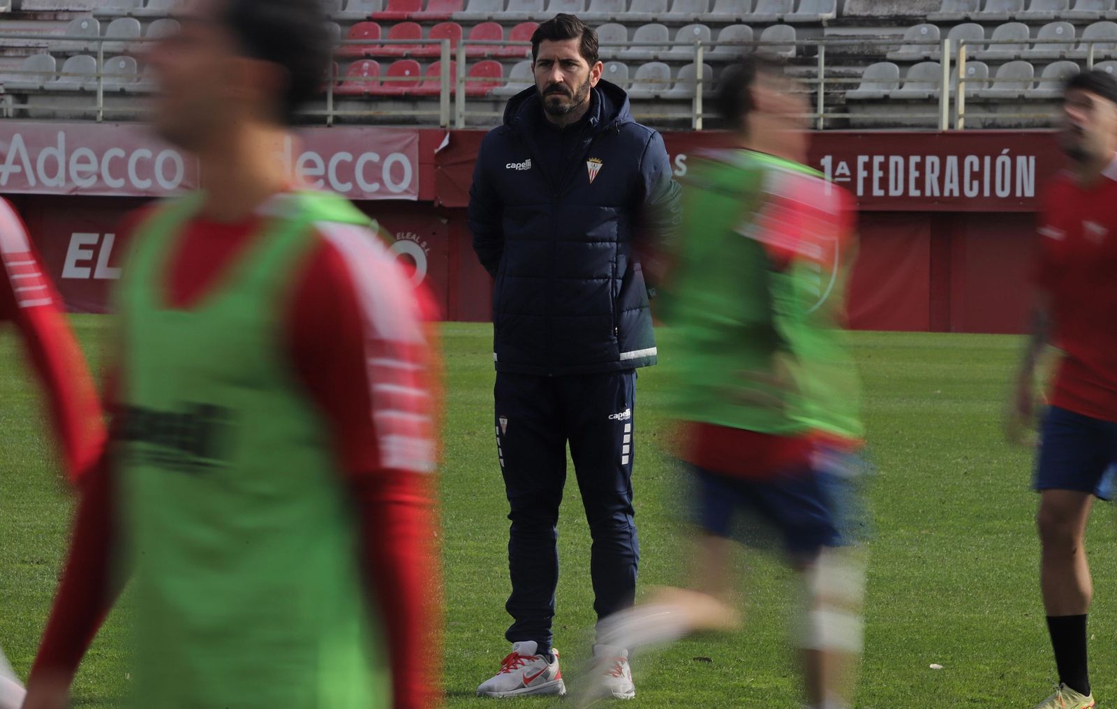 Fotos del Algeciras en su preparación para la visita al Real Murcia