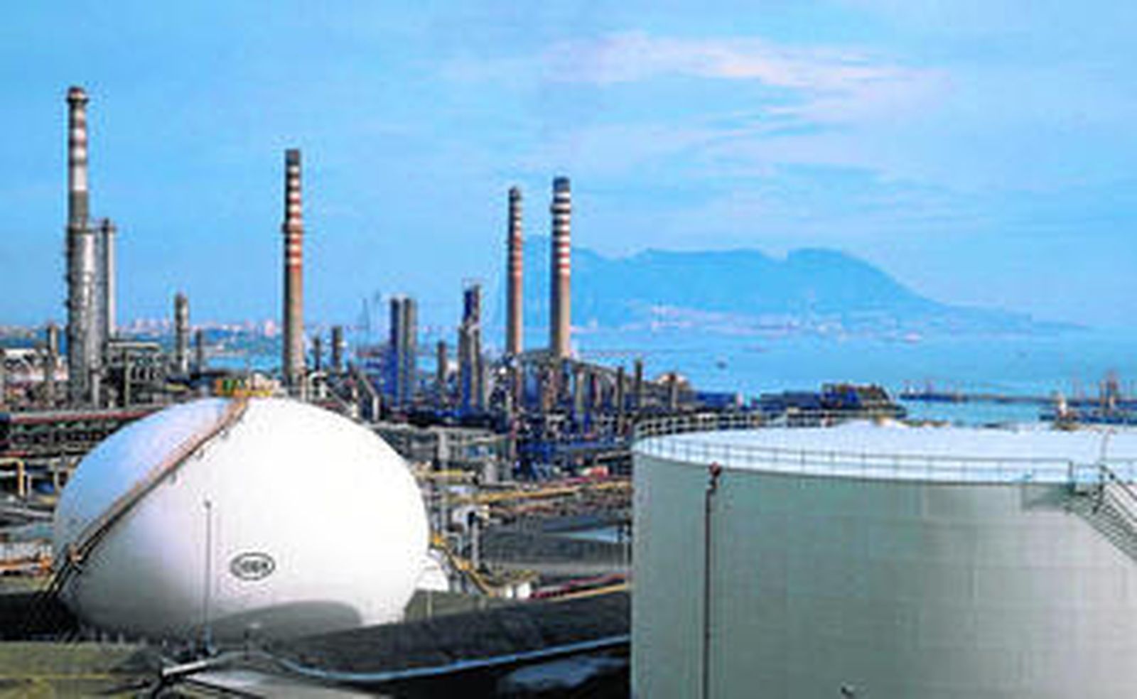 Refinería de Gibraltar-San Roque, en Cádiz.