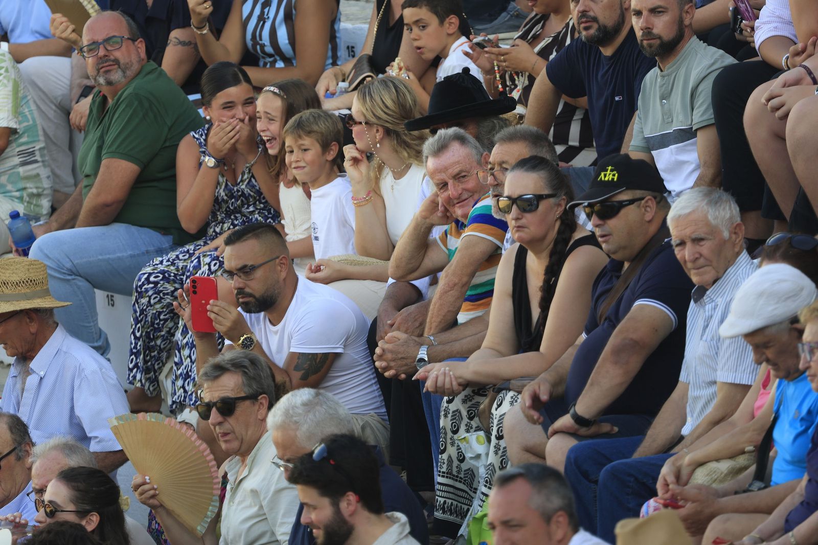 Fotos de la corrida de toros de la Feria de San Roque con David Galván, Román y Joaquín Galdós