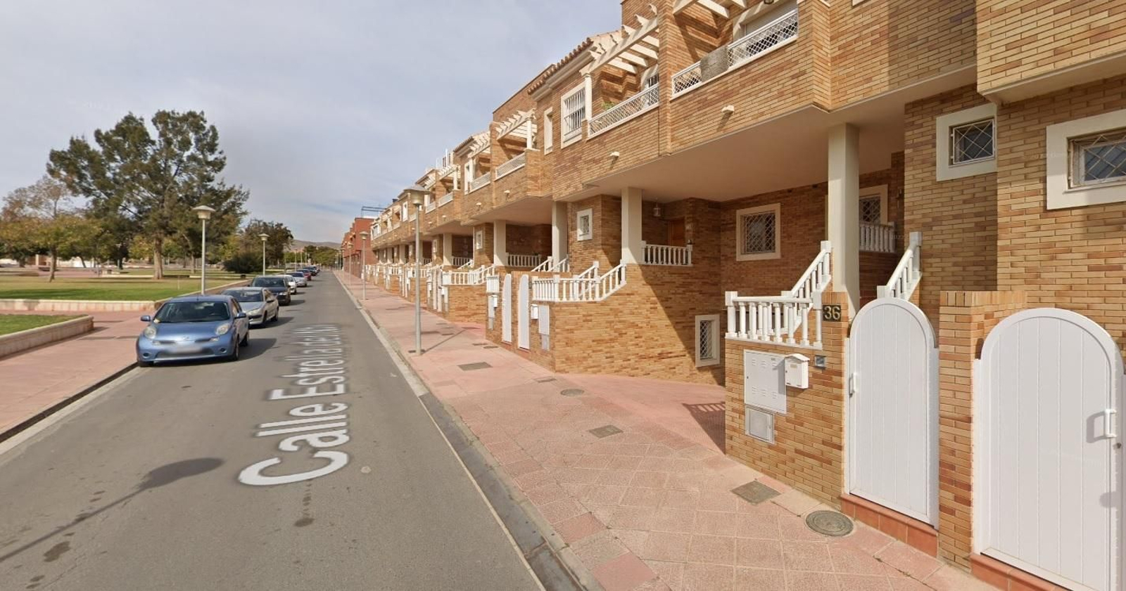 Calle Estrella del Norte, en Almería, lugar donde tuvo lugar el accidente.