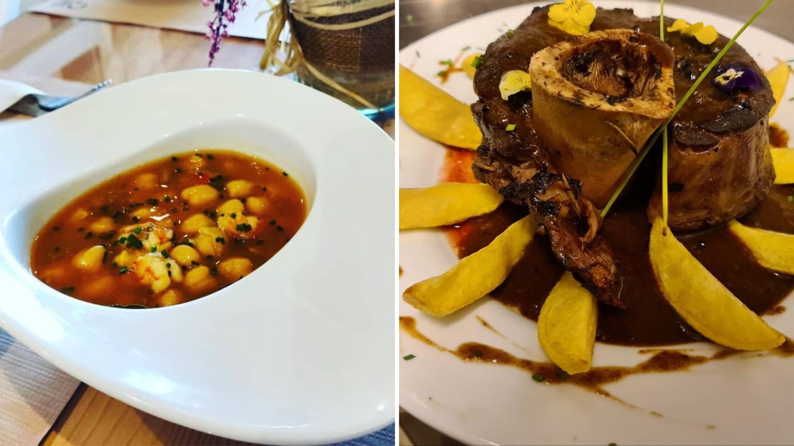 Platos del Mirador Don José de Cortegana