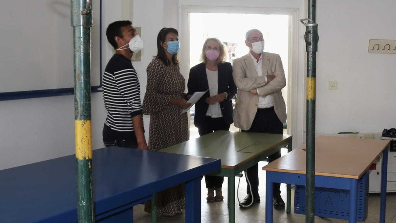 El aspecto de alguna de las dependencias educativas, que serán  objeto de obras de reparación.