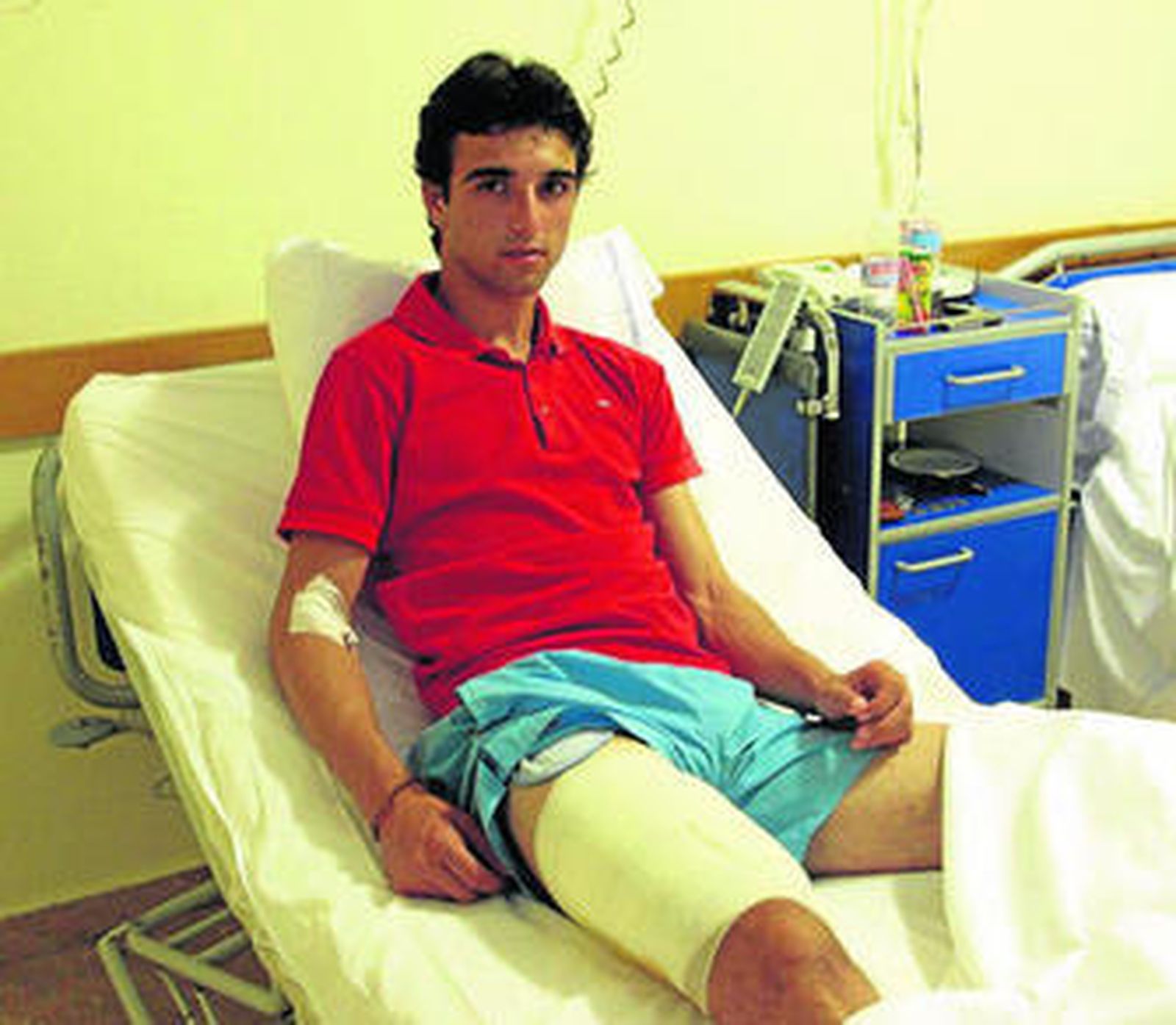 "El toro me cogió de manera tan rápida que me hirió sin enterarme"