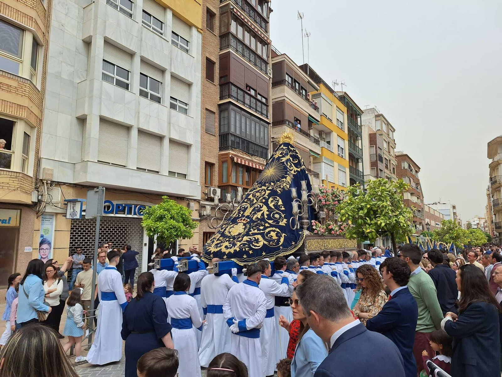La procesión de la Borriquita de Puente Genil el Domingo de Ramos 2024, en imágenes