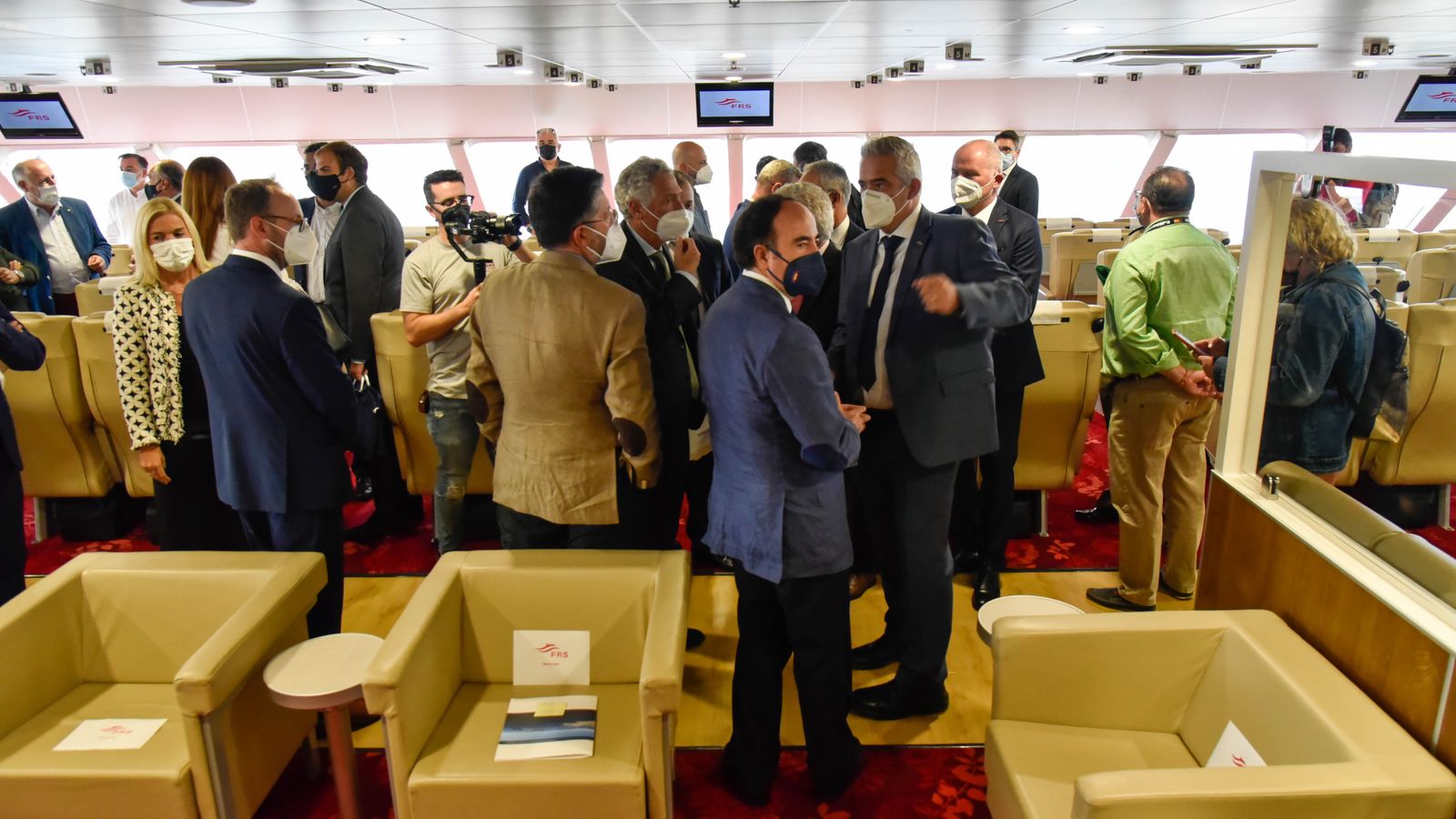 Las fotos de la inaguración del Ferry Levante Jet