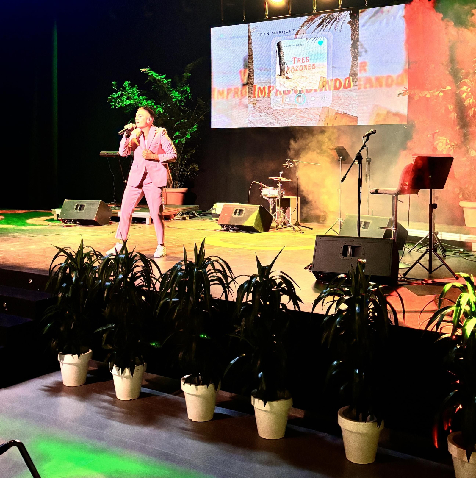 Fran Márquez durante su actuación.