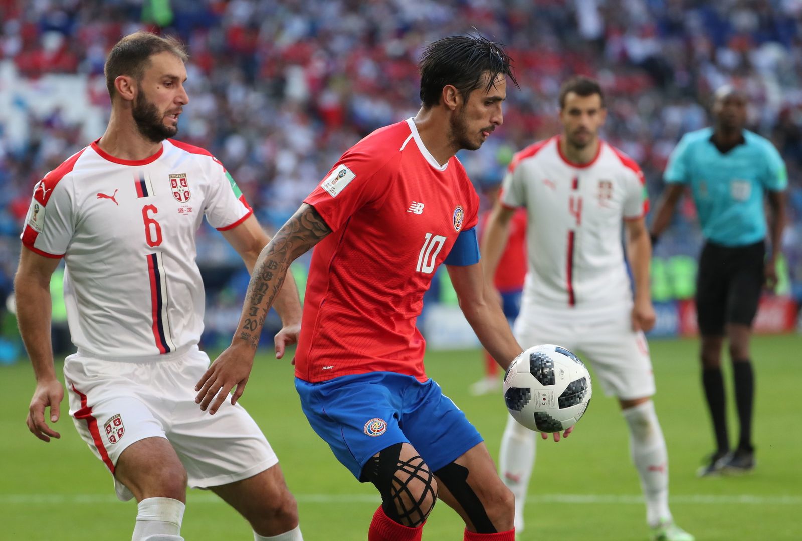 Las imágenes del Costa Rica-Serbia