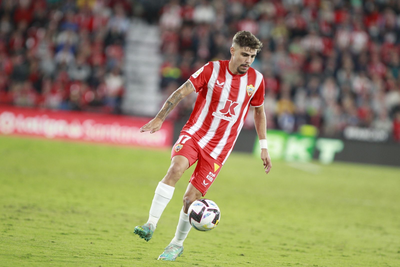 Imágenes del partido de fútbol U.D. Almería-Getafe C.F.
