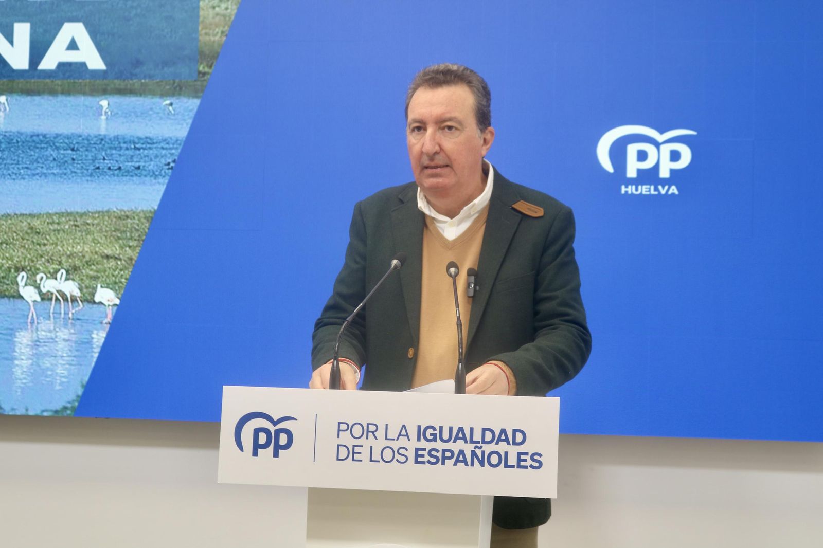 Manuel Andrés González durante una rueda de prensa.