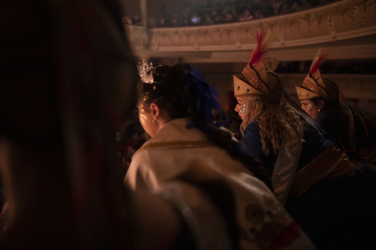 Ambiente en la final  del Carnaval Colombino