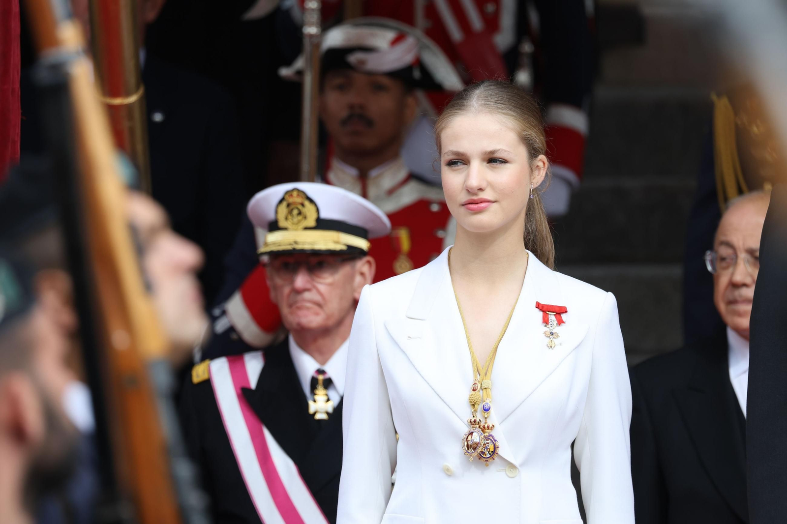 La princesa Leonor, en un acto oficial reciente.