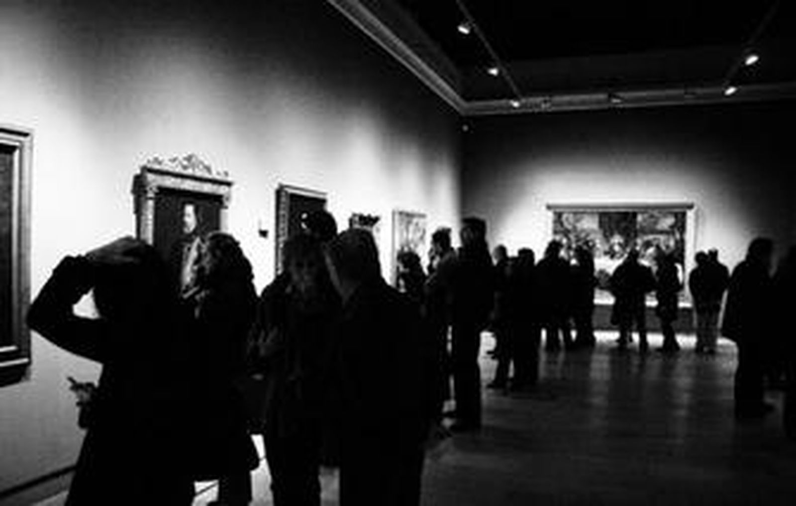 Vista de la primera sala de la exposición 'Colección Casa de Alba', que ayer apuraba las últimas horas de la cita.