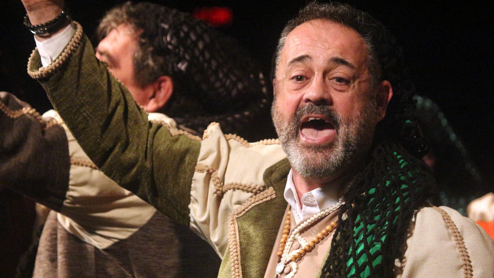 Francisco José Fernández 'Toté', en la comparsa Los Benditos