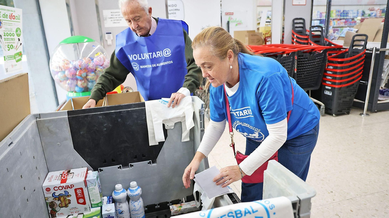 Gran recogida del Banco de Alimentos en Huelva.