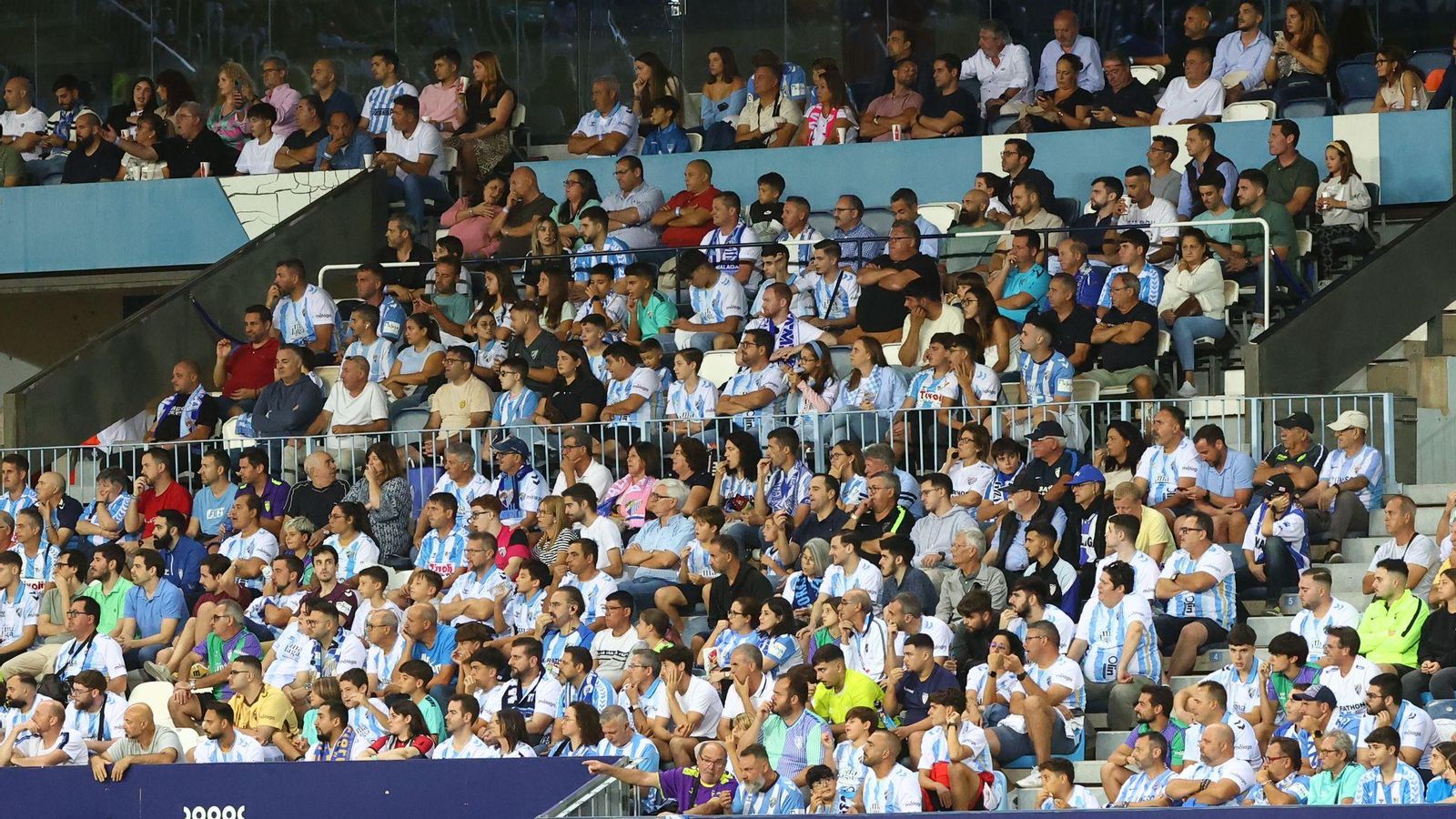 El Málaga CF - Elche, en fotos