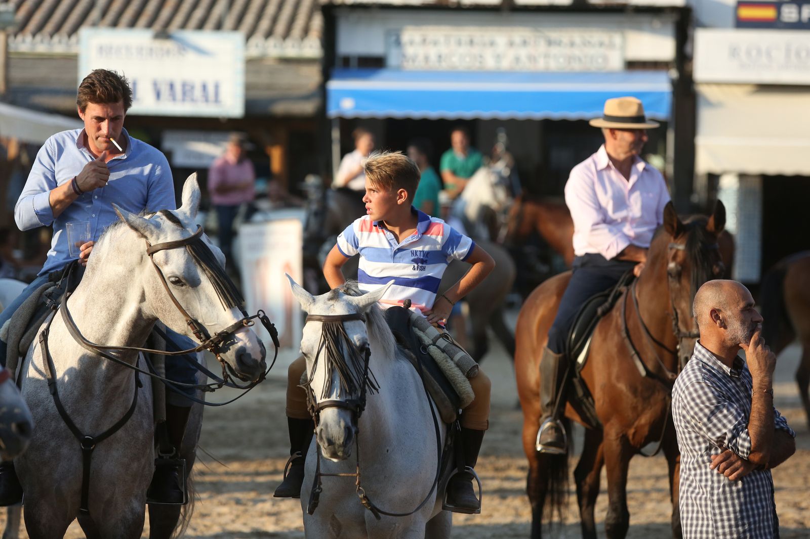 Las imágenes de la carrera de cintas a caballo