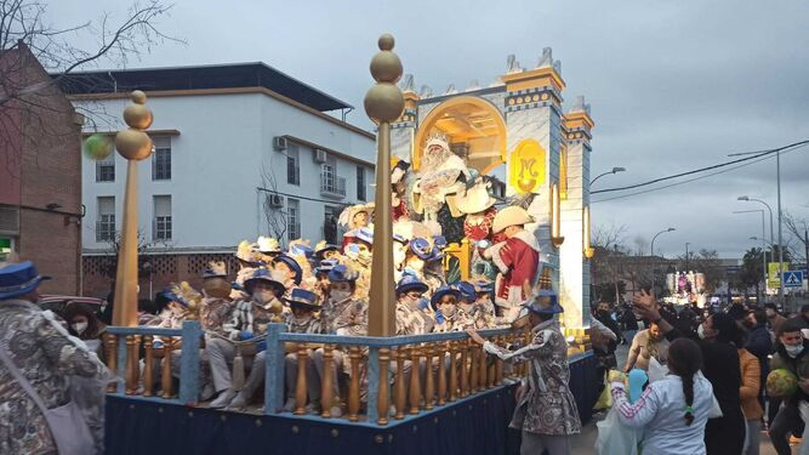 La carroza de Melchor en Lucena