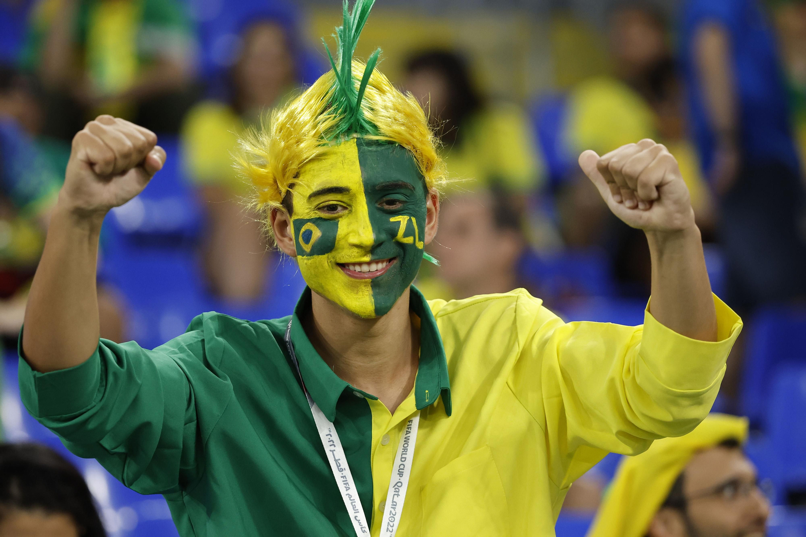 Las imágenes del Brasil - Suiza del Mundial de Qatar