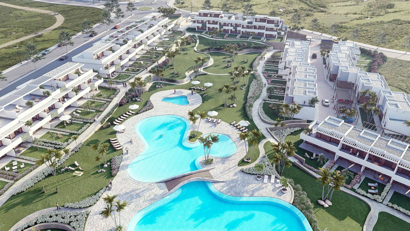 El residencial del grupo ABU en Zahara de los Atunes.