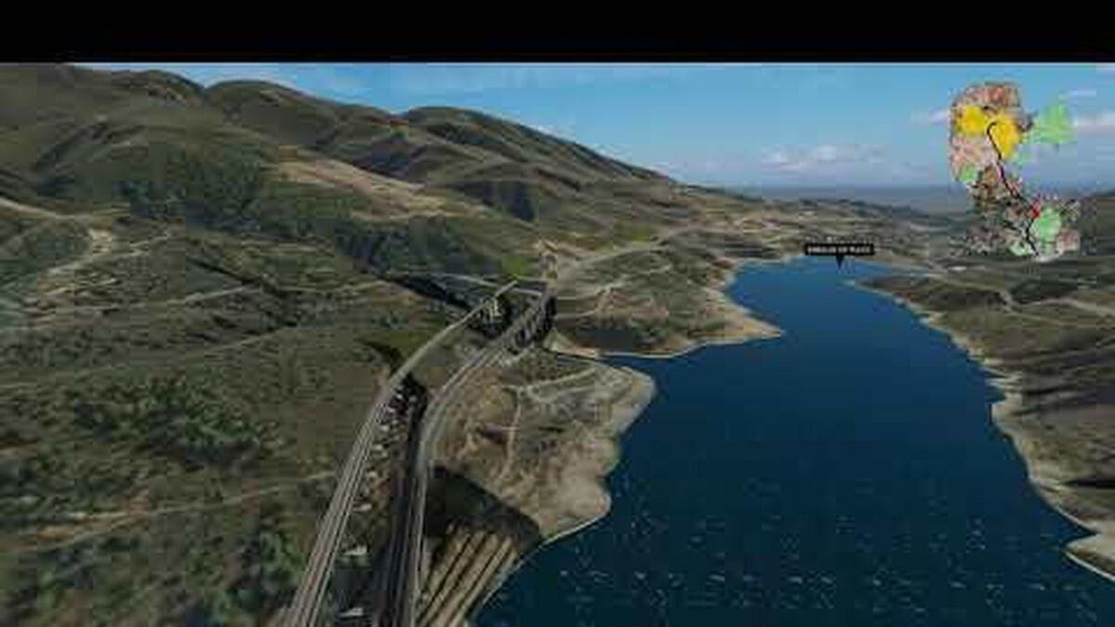 Recreación de la línea ferroviaria Motril-Granada