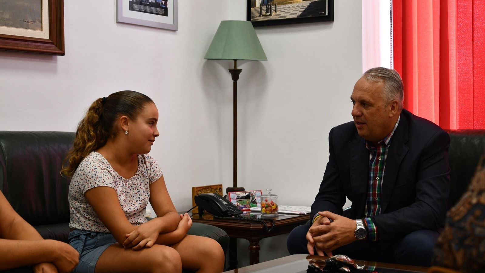 Encuentro en San Roque entre Juan Carlos Ruiz Boix y Triana Jiménez