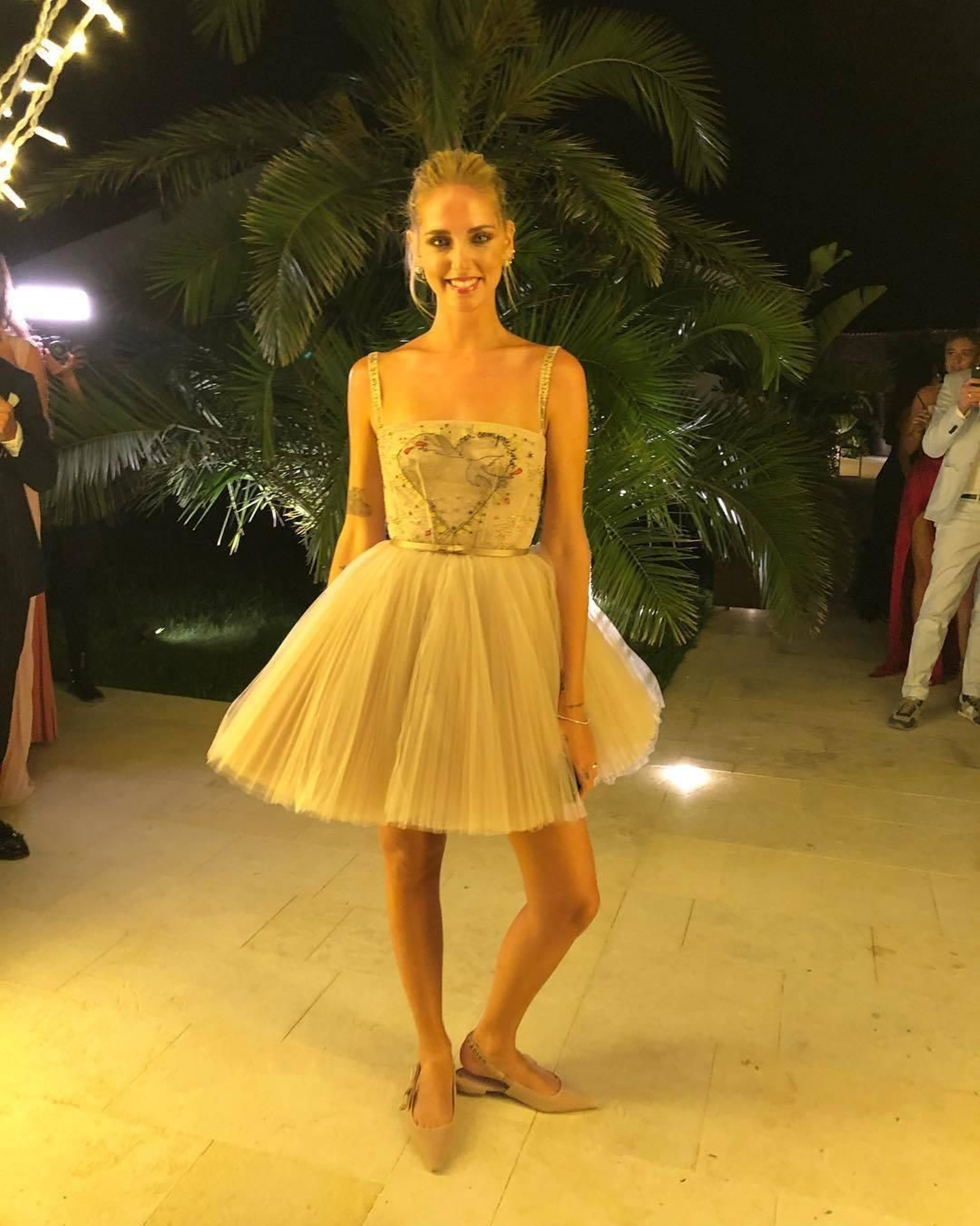 El último look de la noche de Chiara Ferragni.
