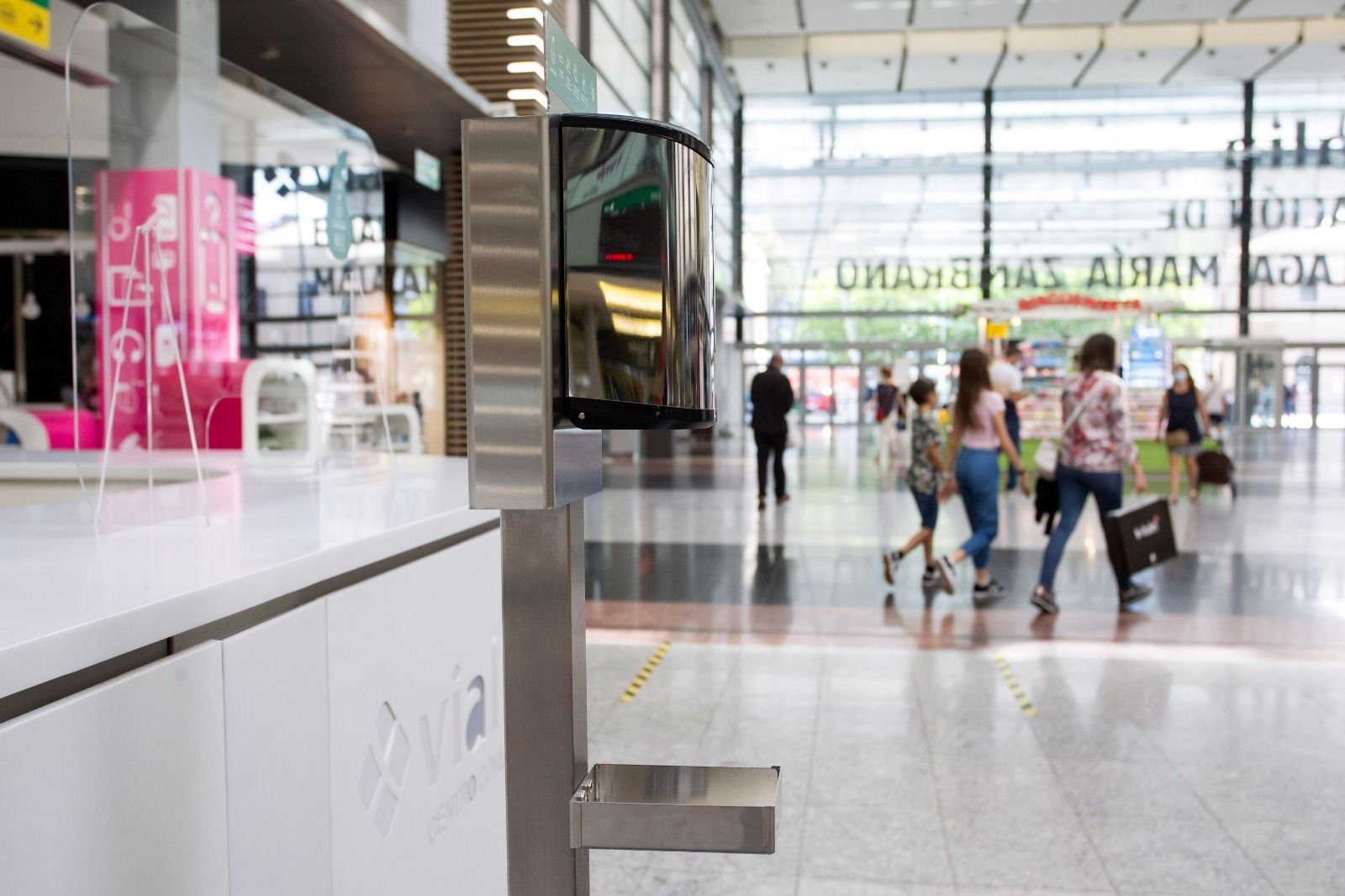 El centro comercial Vialia en Málaga, en su primer día de apertura.