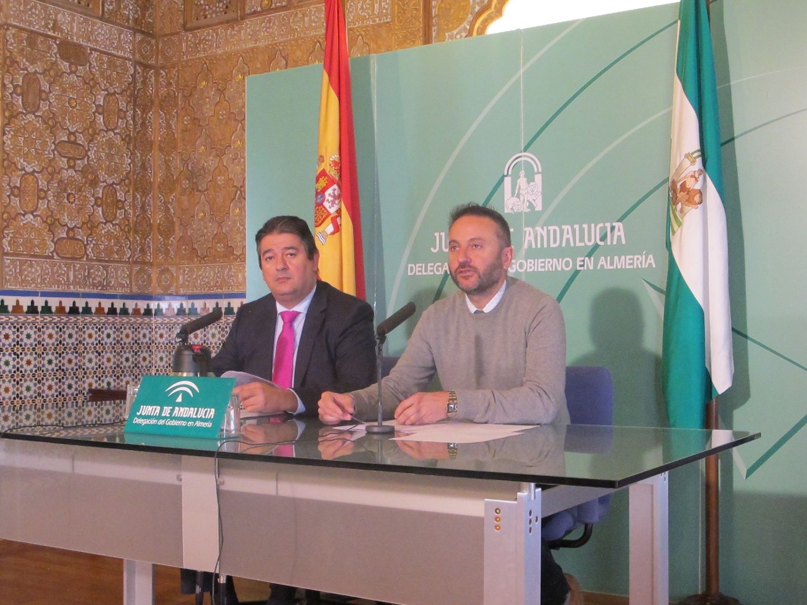 El gerente provincial de la Agencia IDEA y el delegado de Economía.