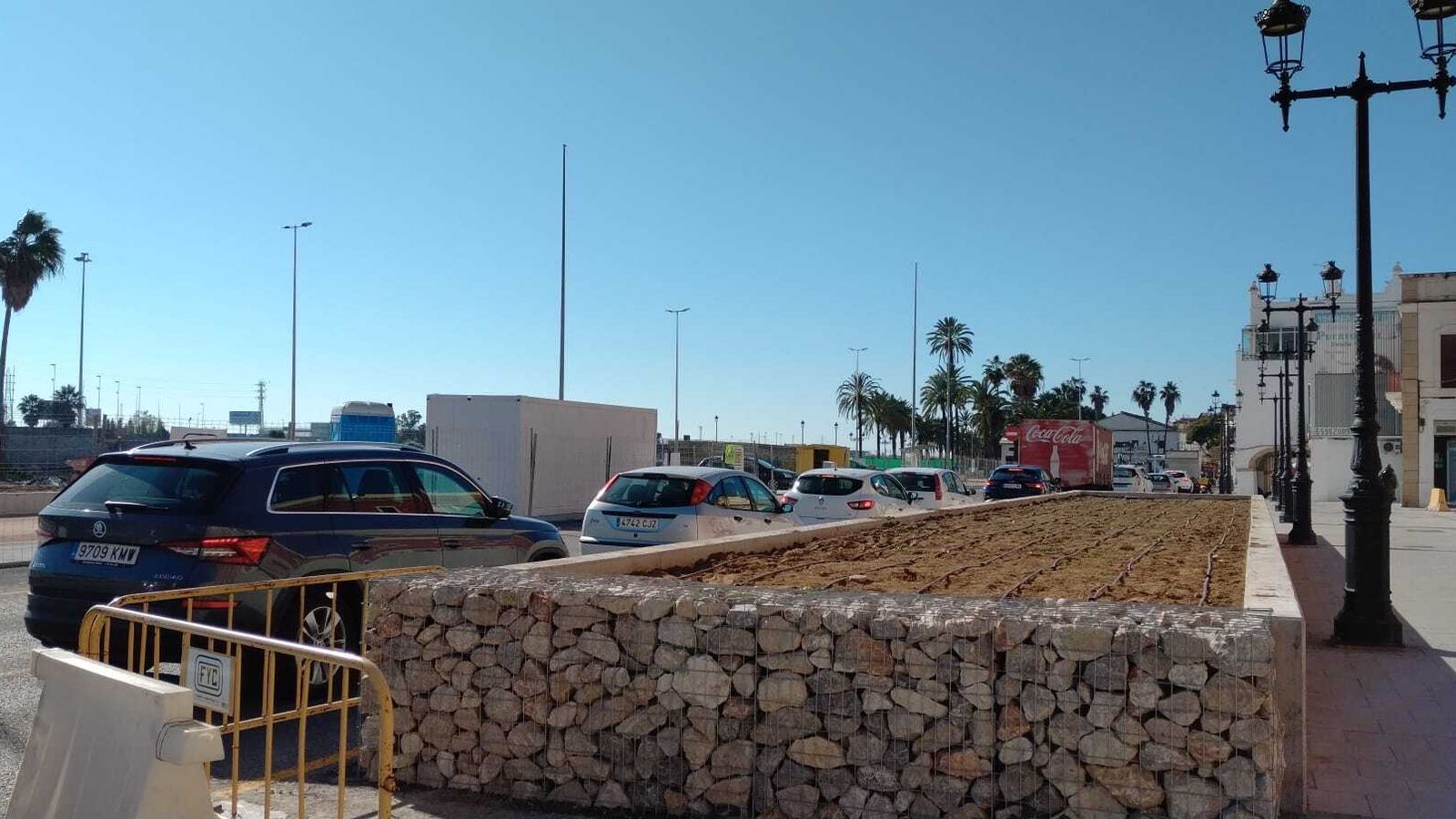 Retenciones este martes en el acceso al centro por Pozos Dulces.