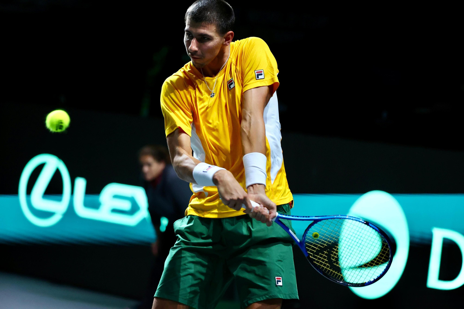 Copa Davis en Málaga: Virtanen - Popyrin, en fotos