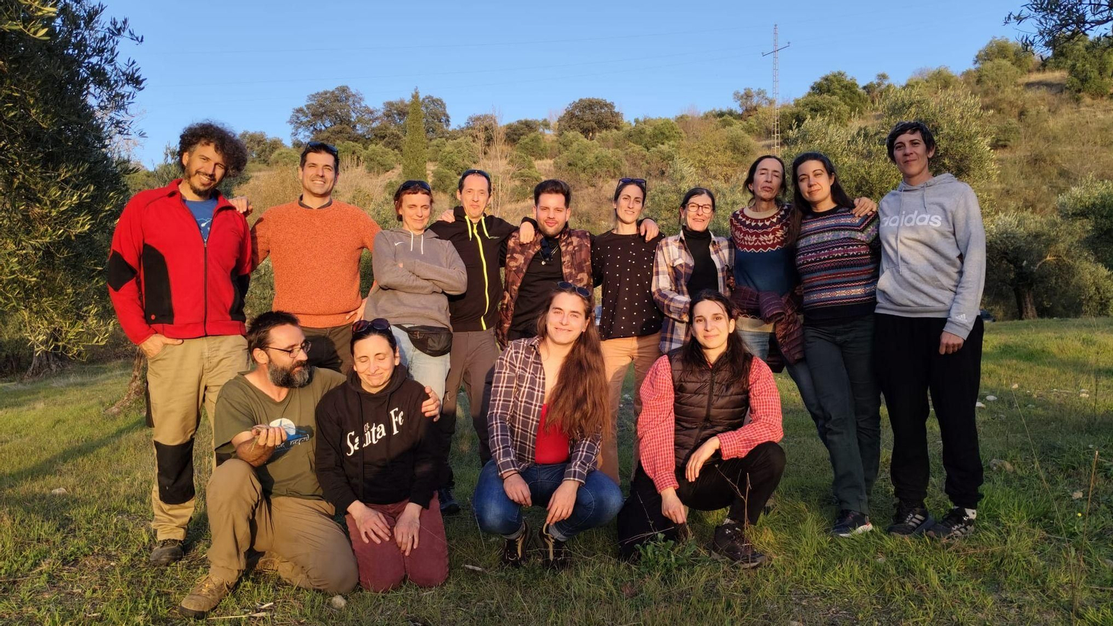 Grupo de trabajadores de la cooperativa.