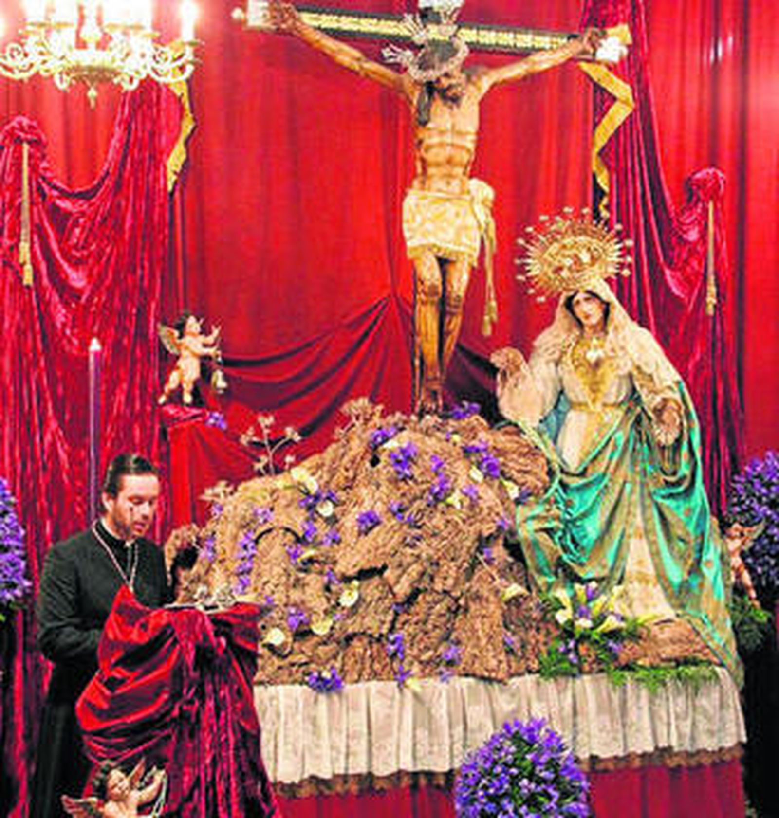 Antonio Jesús Garrido en un instante de su pregón, ayer en Tarifa.