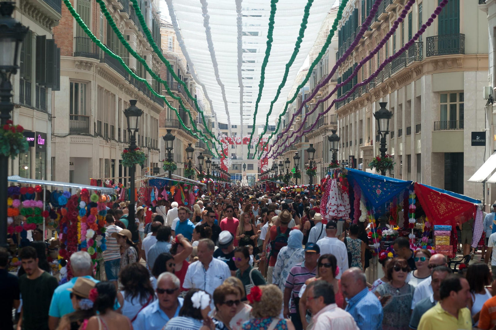 El primer día de la Feria de Málaga en el Centro, en fotos
