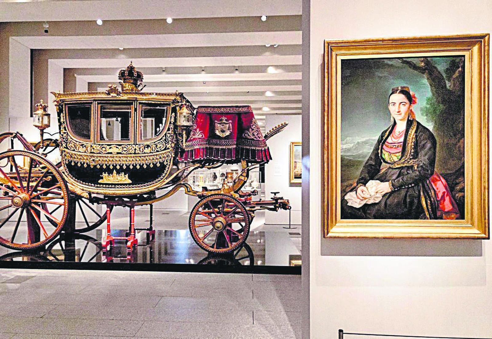 La Galería de las Colecciones Reales se muestra en su esplendor