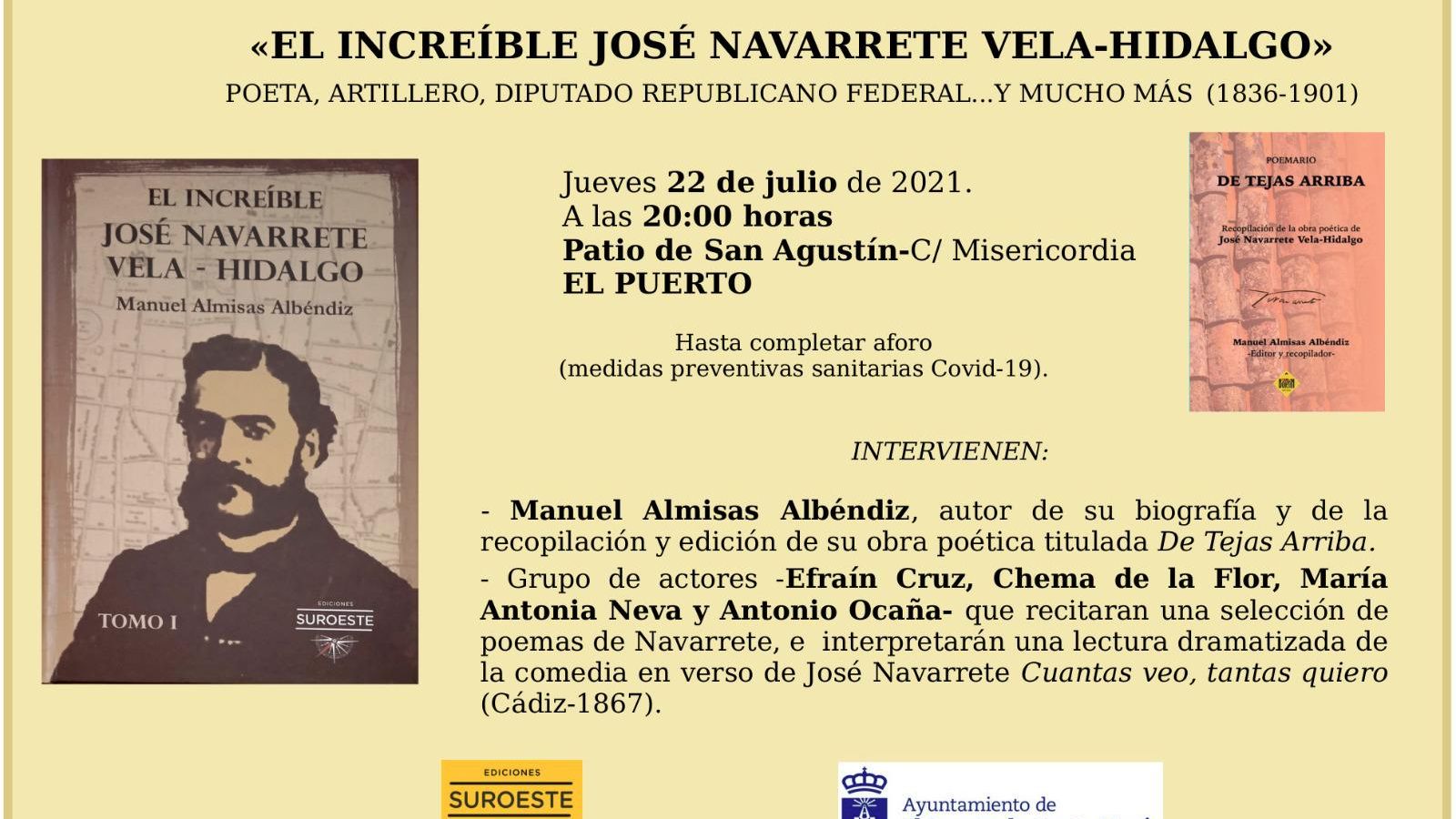 El anuncio de la actividad.