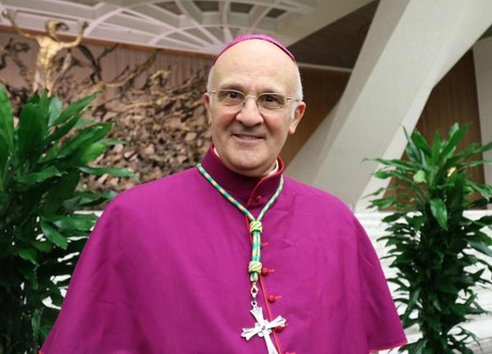 El cardenal maltés Alfred Xuereb