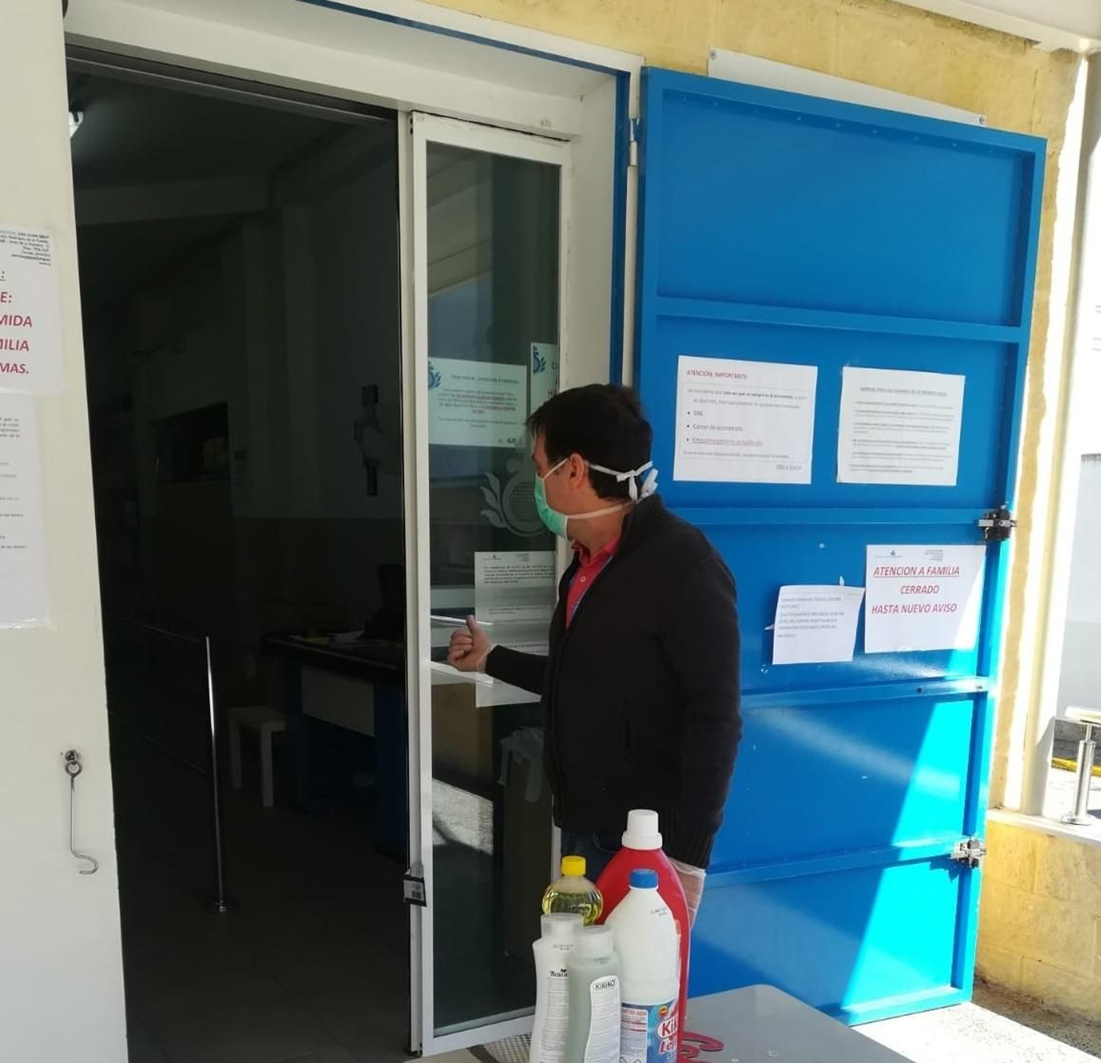 El economato social Hermano Adrián de Jerez.