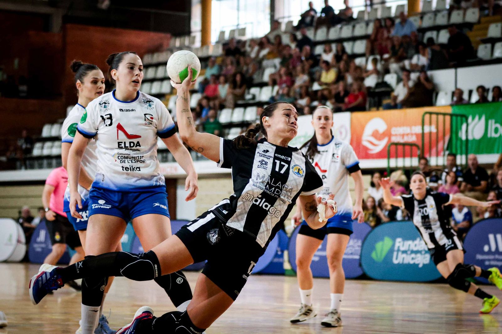 Roció Campigli, en acción.