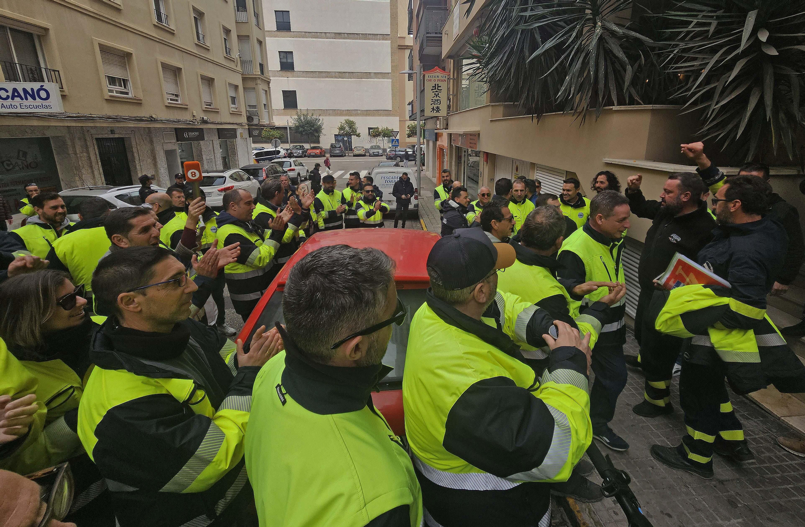 El Sercla de los delegados sindicales de ATA y Acerinox, imágenes