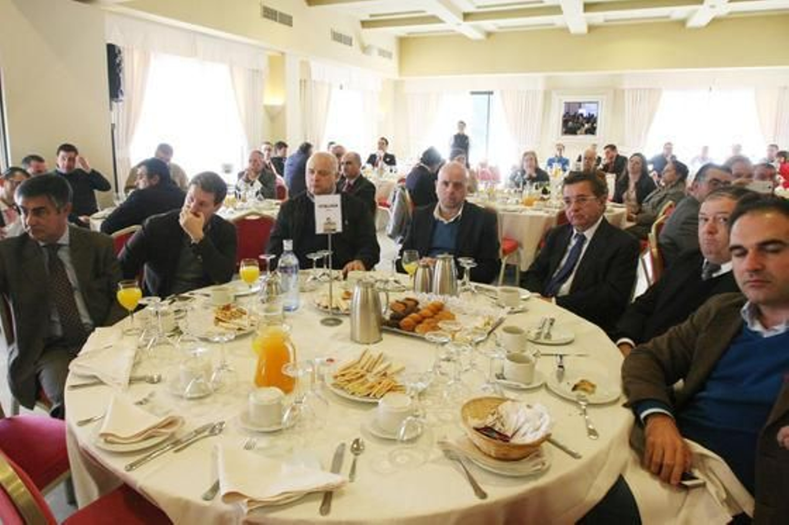 Fernando Ruz, Eduardo Corral, Miguel Alberto Díaz Gil, Antonio Gil Romero, Alejandro López, Julio Montesinos y José Manuel Laza. 

Foto: Paco Guerrero