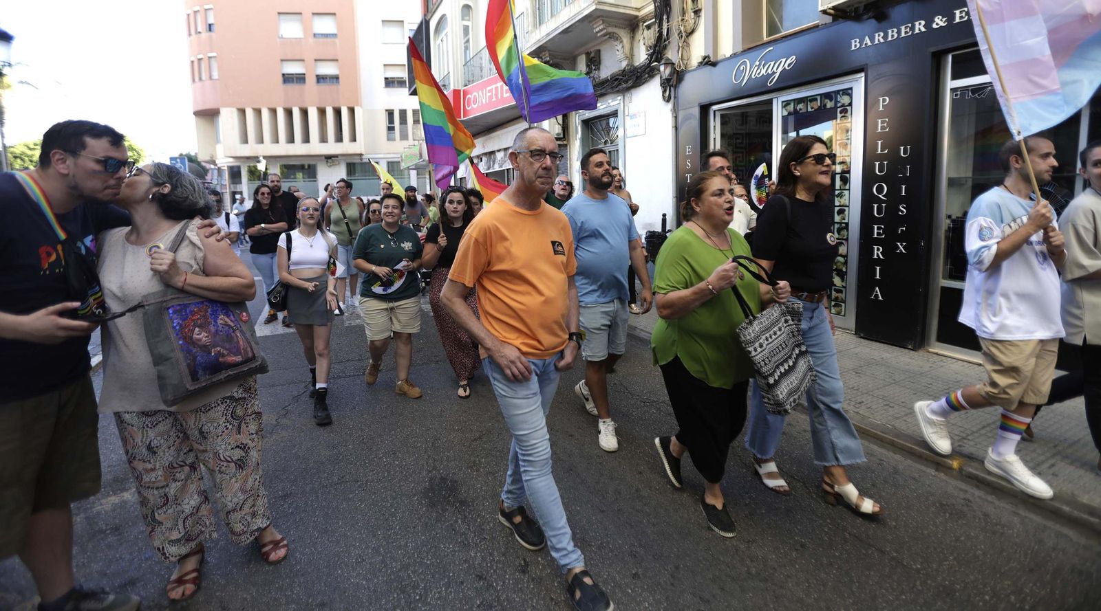 Manifestación por el Día del Orgullo LGTBIQ+ en La Línea