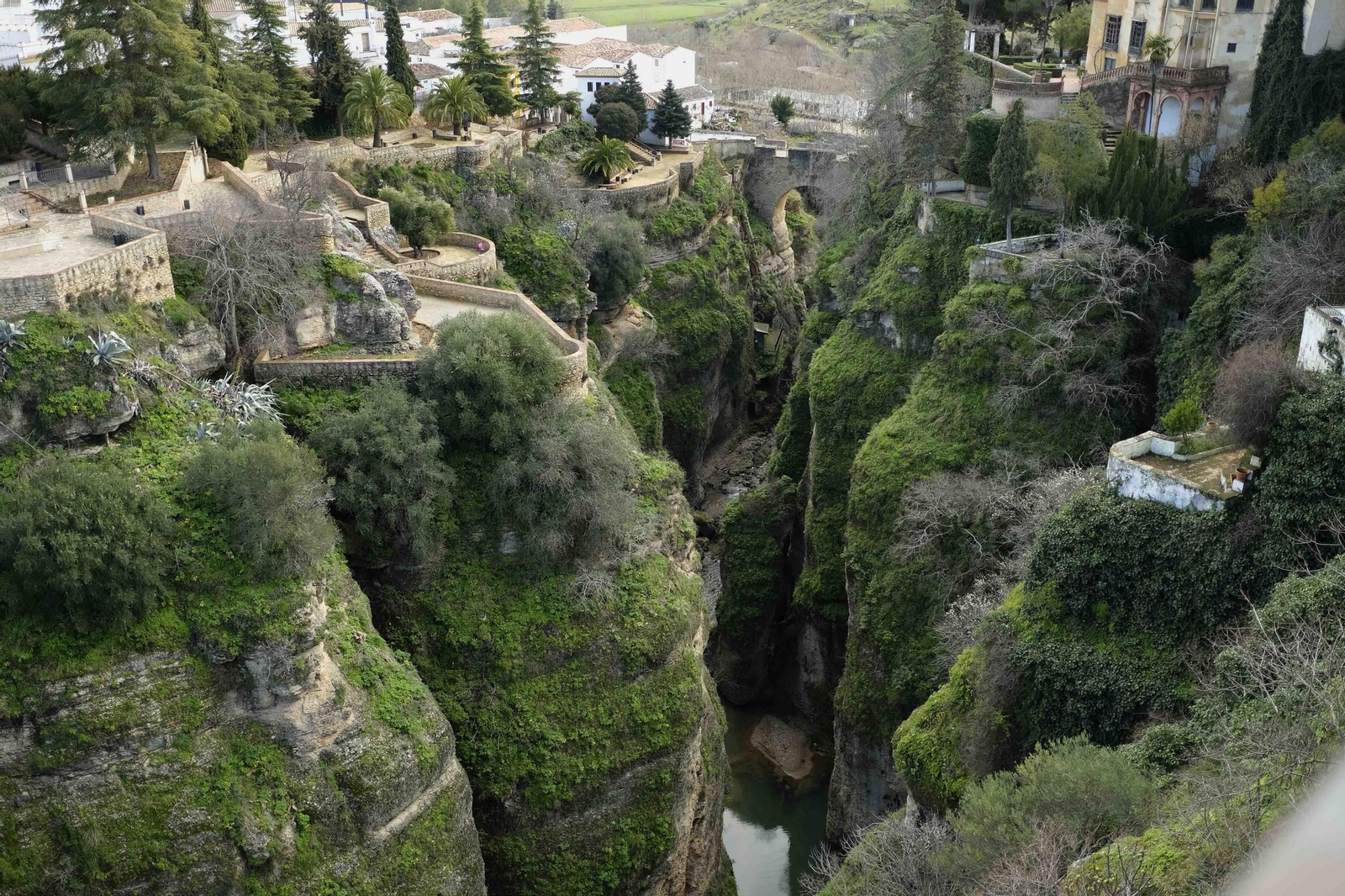 Zona de la garganta del Tajo por la que discurrirá el segundo tramo Zona de la garganta del Tajo por la que discurrirá el segundo tramo