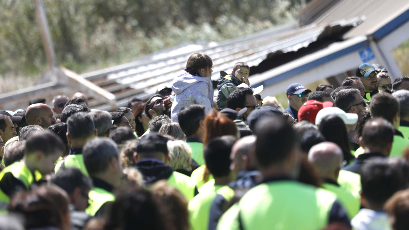 Fotos de la concentración de Acerinox por el Primero de Mayo Fotos de la concentración de Acerinox por el Primero de Mayo