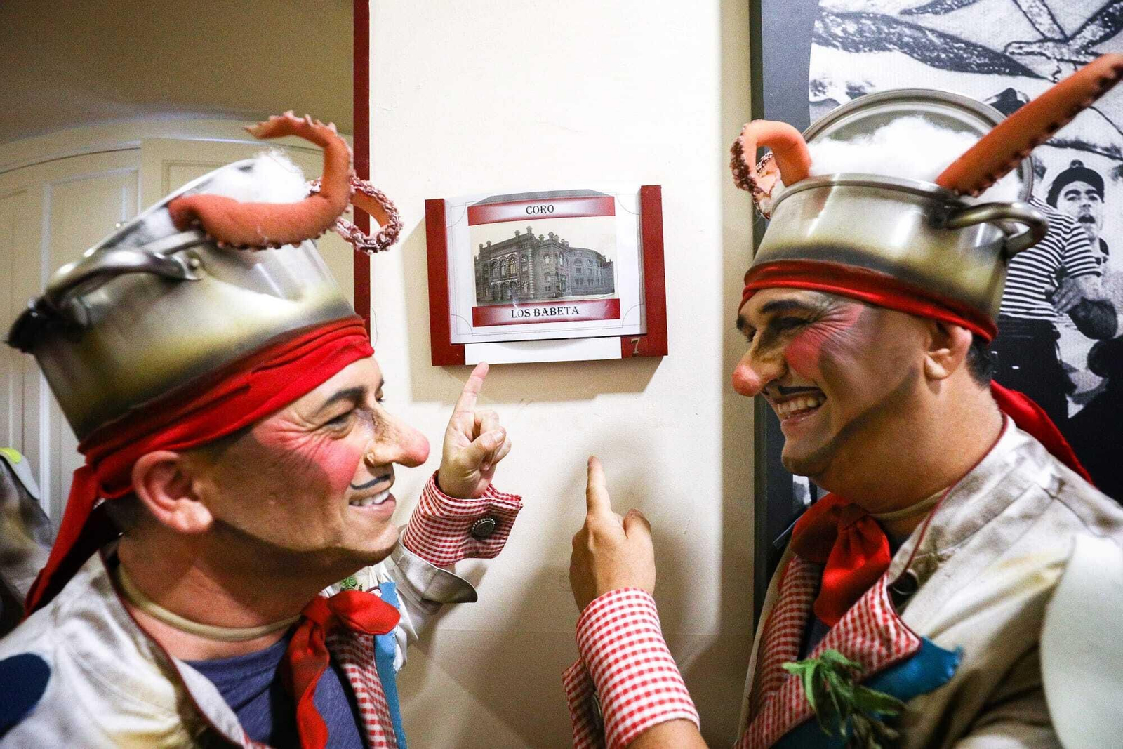 Ambiente en camerinos